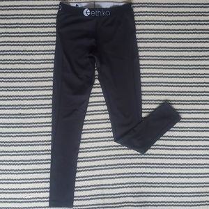 Ethika all black Snakeskin Leggings